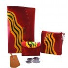 arpera 3 in 1 Genuine leather  Agni Red Ladies Purse 88A-3C